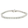 Image 1 : 14KT White Gold 5.73 ctw Diamond Tennis Bracelet