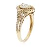 Image 3 : 14KT Yellow Gold 1.78 ctw Diamond Unity Ring