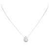 Image 1 : 14KT White Gold 0.85 ctw Diamond Necklace