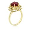 Image 3 : 14KT Yellow Gold 3.35 ctw Ruby and Diamond Ring