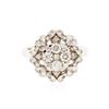 Image 1 : 14KT White Gold 1.00 ctw Diamond Ring