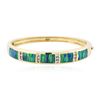Image 1 : 14KT Yellow Gold 0.47 ctw Diamond Bangle