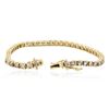 Image 3 : 14KT Yellow Gold 5.01 ctw Diamond Tennis Bracelet