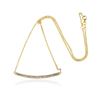 Image 1 : 14KT Yellow Gold 0.84 ctw Diamond Necklace