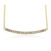 Image 2 : 14KT Yellow Gold 0.84 ctw Diamond Necklace