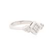 Image 2 : 18KT White Gold 0.40 ctw Diamond Ring