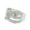 Image 2 : 14KT White Gold 1.10 ctw Diamond Ring