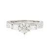 Image 1 : 14KT White Gold 1.35 ctw Diamond Ring