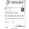 Image 3 : SILVER 35.62 ctw Star Ruby and White Sapphire Pendant