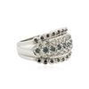 Image 2 : 14KT White Gold 0.62 ctw Diamond Ring