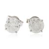 Image 1 : 14KT White Gold 2.15 ctw Diamond Stud Earrings