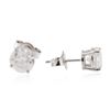 Image 2 : 14KT White Gold 2.15 ctw Diamond Stud Earrings