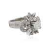 Image 2 : 14KT White Gold 1.00 ctw Diamond Ring