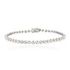 Image 1 : 14KT White Gold 2.31 ctw Diamond Tennis Bracelet