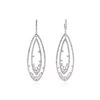 Image 1 : 14KT White Gold 4.66 ctw Diamond Earrings