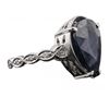 Image 2 : 14KT White Gold 10.13 ctw Sapphire and Diamond Ring