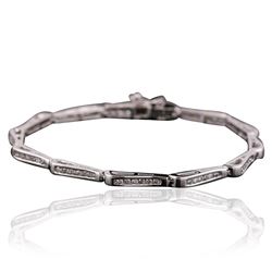 14KT White Gold 0.50 ctw Diamond Bracelet