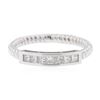 Image 1 : 14KT White Gold 0.14 ctw Diamond Ring