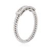 Image 3 : 14KT White Gold 0.14 ctw Diamond Ring