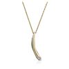 Image 1 : 14KT Yellow Gold 0.25 ctw Diamond Pendant With Chain