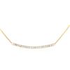 Image 2 : 14KT Yellow Gold 0.84 ctw Diamond Necklace