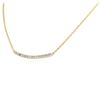 Image 3 : 14KT Yellow Gold 0.84 ctw Diamond Necklace
