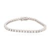 Image 1 : 14KT White Gold 4.55 ctw Diamond Tennis Bracelet