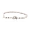 Image 2 : 14KT White Gold 4.55 ctw Diamond Tennis Bracelet