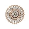 Image 1 : 14KT Two-Tone Gold 0.58 ctw Diamond Ring