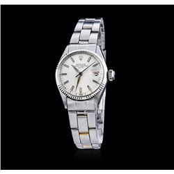 Ladies Stainless Steel Rolex Vintage Wristwatch