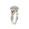 Image 3 : 18KT White Gold 2.20 ctw Star Sapphire and Diamond Ring