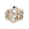 Image 1 : 14KT Rose Gold 0.62 ctw Diamond Ring