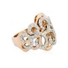 Image 2 : 14KT Rose Gold 0.62 ctw Diamond Ring