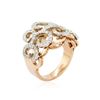 Image 3 : 14KT Rose Gold 0.62 ctw Diamond Ring