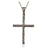 Image 1 : 14KT Yellow Gold 1.00 ctw Diamond Pendant With Chain