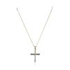 Image 2 : 14KT Yellow Gold 1.00 ctw Diamond Pendant With Chain