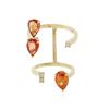 Image 1 : 14KT Yellow Gold 2.06 ctw Sapphire and Diamond Ring