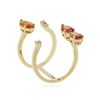 Image 2 : 14KT Yellow Gold 2.06 ctw Sapphire and Diamond Ring