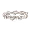 Image 2 : 14KT White Gold 6.72 ctw Diamond Bracelet