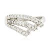 Image 1 : 14KT White Gold 0.35 ctw Diamond Ring