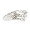 Image 2 : 14KT White Gold 0.35 ctw Diamond Ring