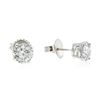 Image 2 : 14KT White Gold 1.96 ctw Diamond Earrings