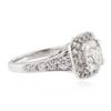 Image 2 : 14KT White Gold 2.01 ctw Diamond Ring