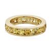 Image 1 : 14KT Yellow Gold 4.18 ctw Yellow Sapphire Ring