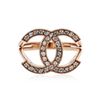 Image 1 : 14KT Rose Gold 0.32 ctw Diamond Ring
