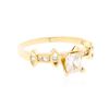 Image 2 : 18KT Yellow Gold 0.74 ctw Diamond Ring