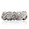 Image 1 : 14KT White Gold 0.55 ctw Diamond Ring