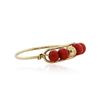 Image 2 : 14KT Yellow Gold Coral Ring