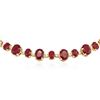 Image 2 : 14KT Yellow Gold 44.89 ctw Ruby and Diamond Necklace