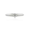 Image 1 : Platinum 0.22 ctw Diamond Solitaire Ring